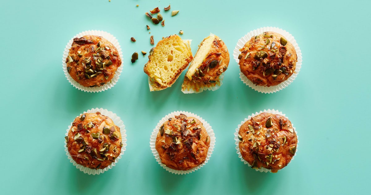 Käse-Zwiebel-Muffins | Rezept