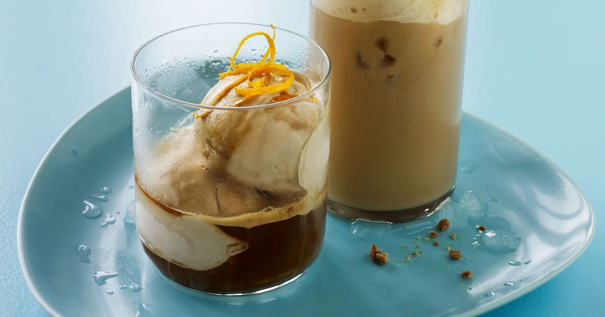 Orangen-Espresso-Coupe | Rezept