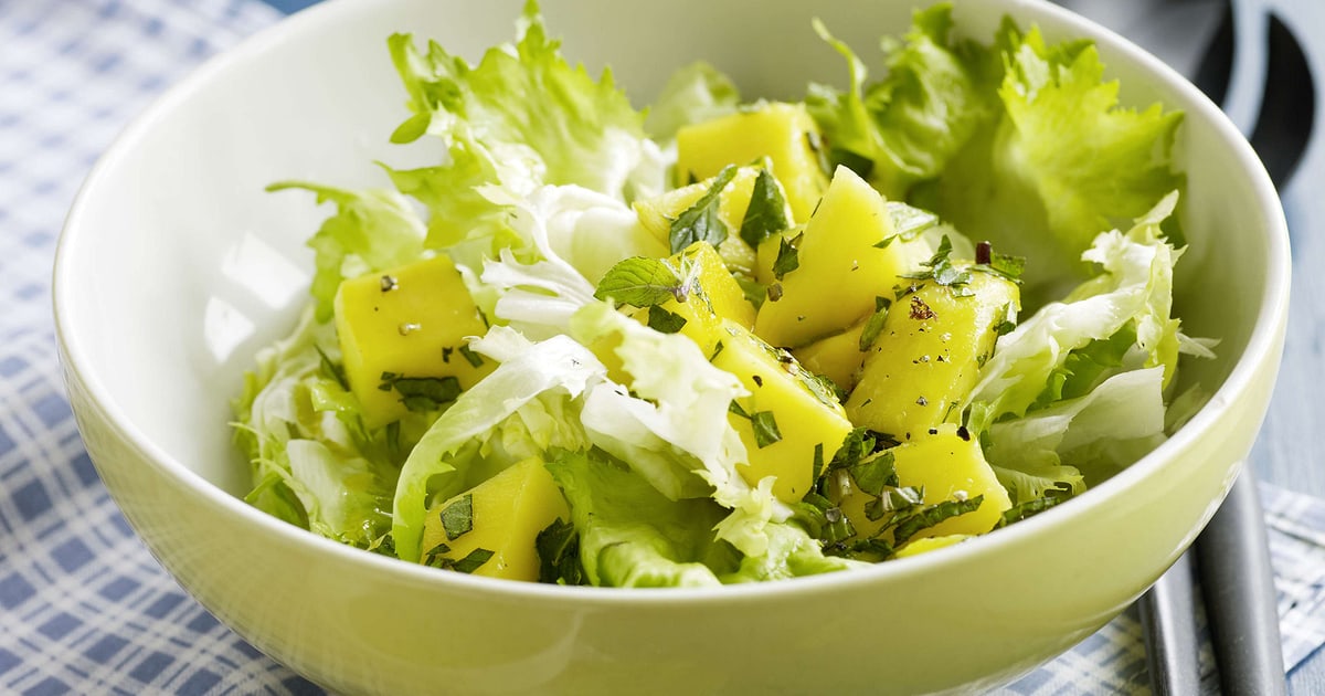 Salade de chicorée avec mangue et menthe Recette — free download