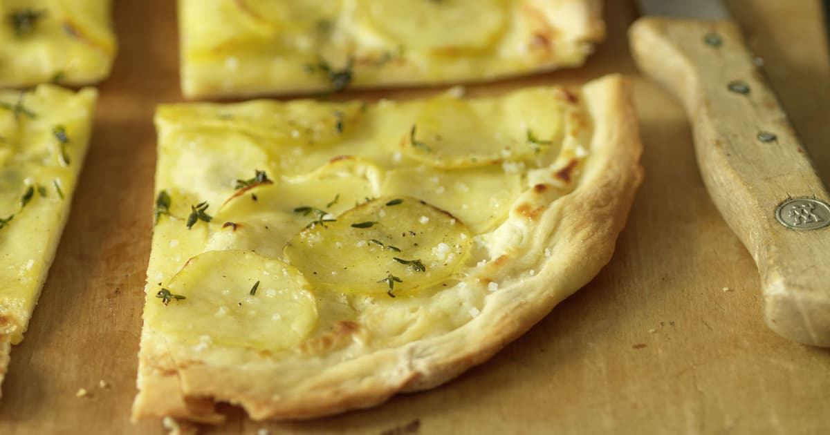 Kartoffel-Flammkuchen | Migusto Kartoffel-Flammkuchen | Migusto