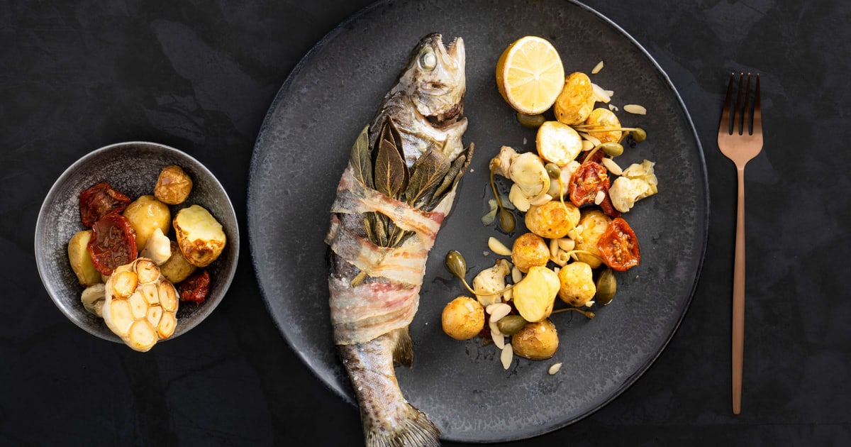 Gebackene Forelle mit Zitrone | Rezept