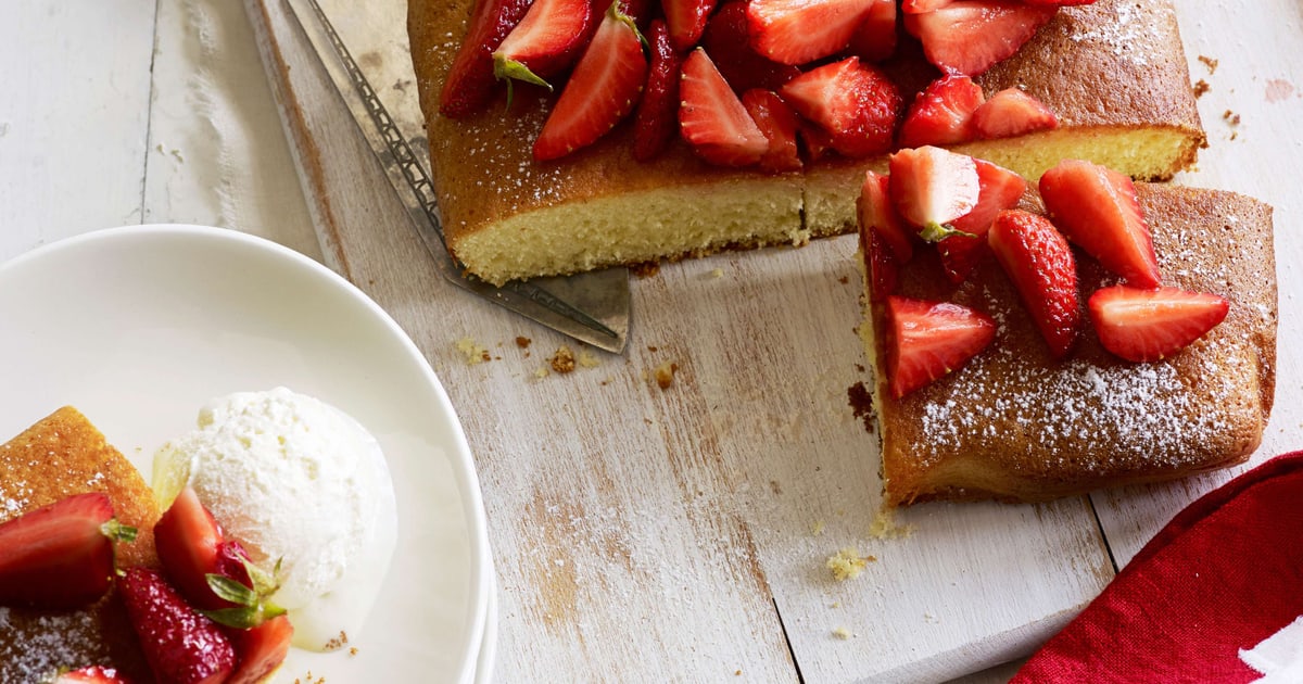 Gateau Aux Fraises Avec Glace Vanille Migusto