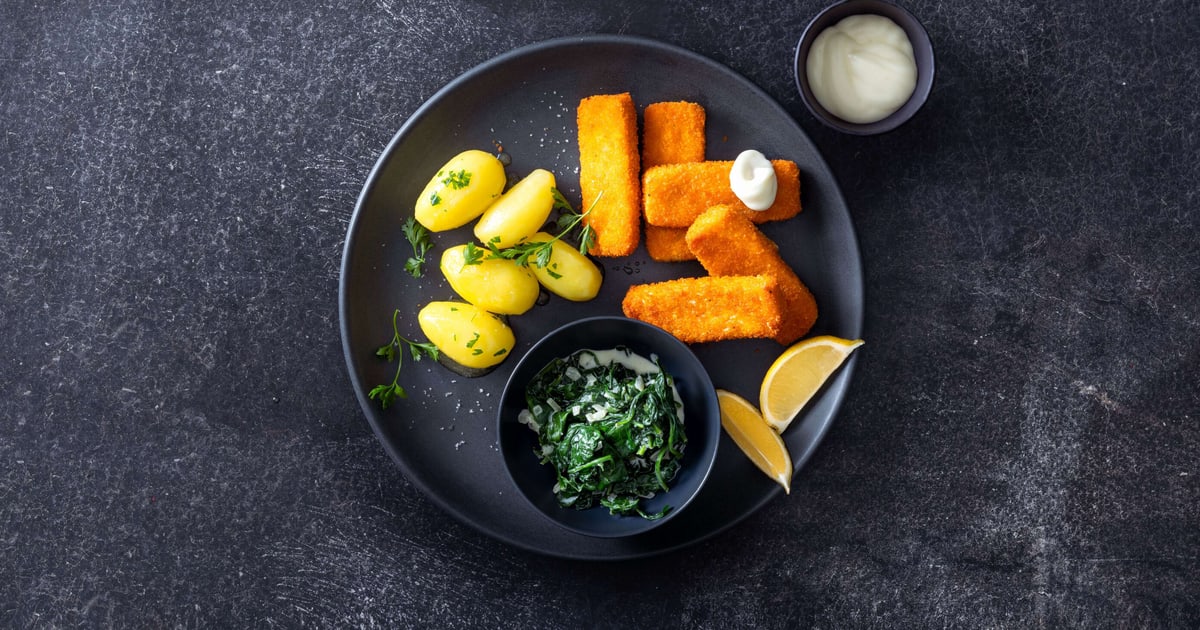 Vegane Knusper-Sticks mit Spinat | Rezept