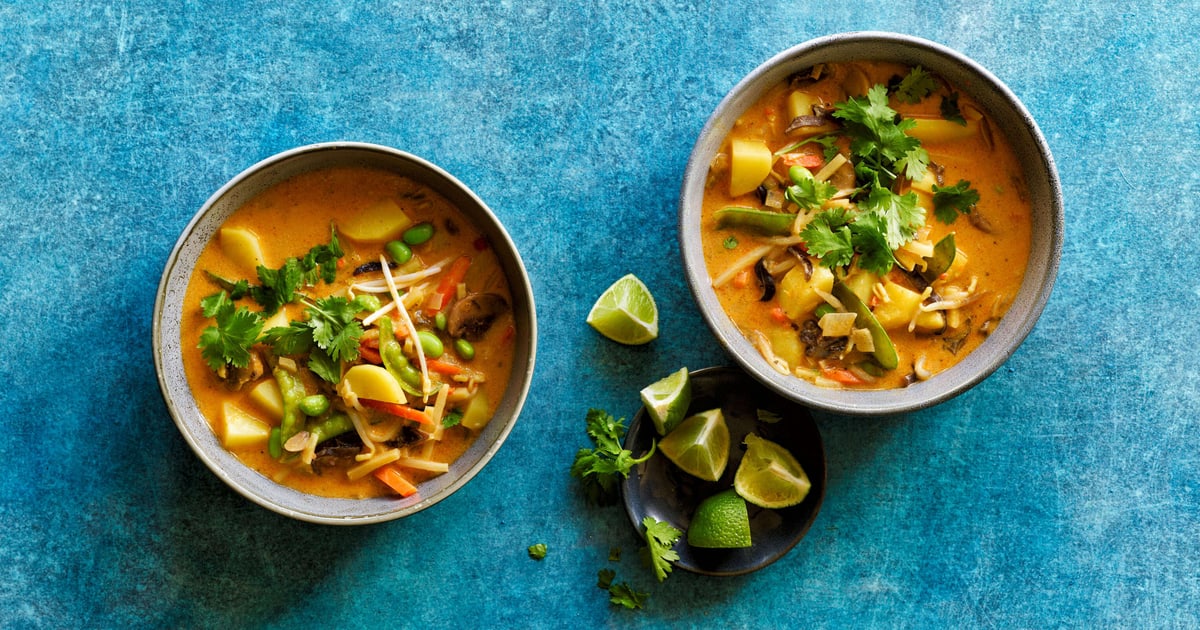 Curry vert de poulet au lait de coco et aux légumes ;) ©