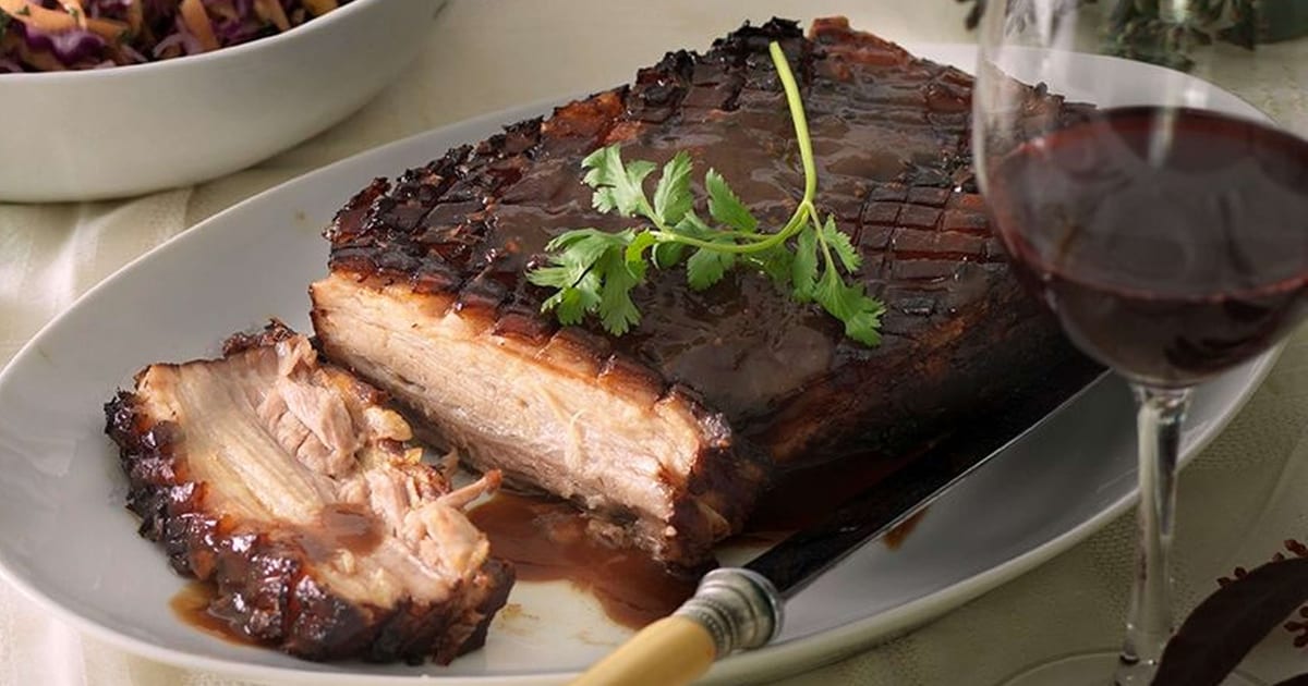Poitrine de porc braisée Migusto