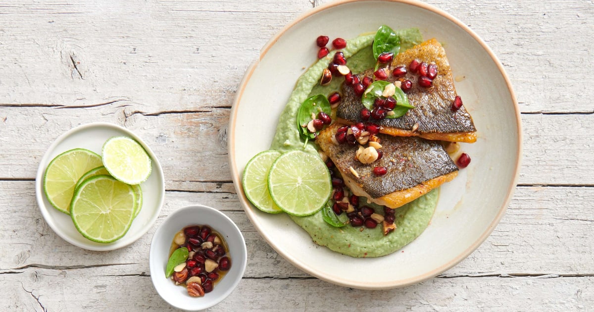 Forellenfilet mit Bohnenpüree | Rezept