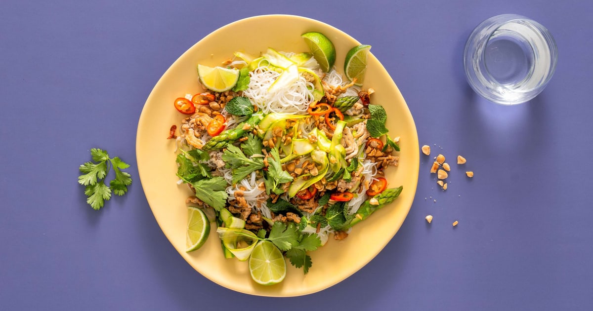 Reisnudel-Spargel-Salat | Rezept