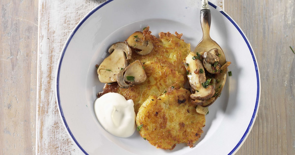 Mini-Röstis mit Steinpilzen | Rezept
