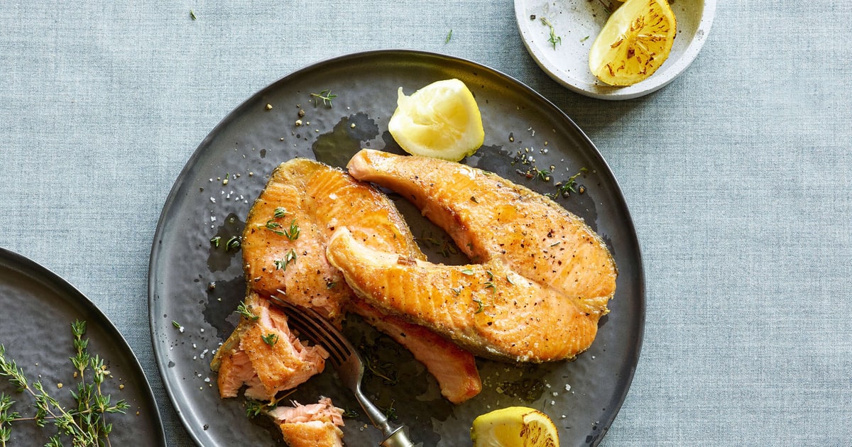 Pavé de saumon poêlé avec citron | Migusto