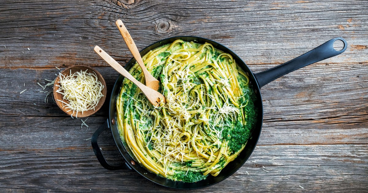 One-Pot-Pasta mit Rahmspinat | Rezept