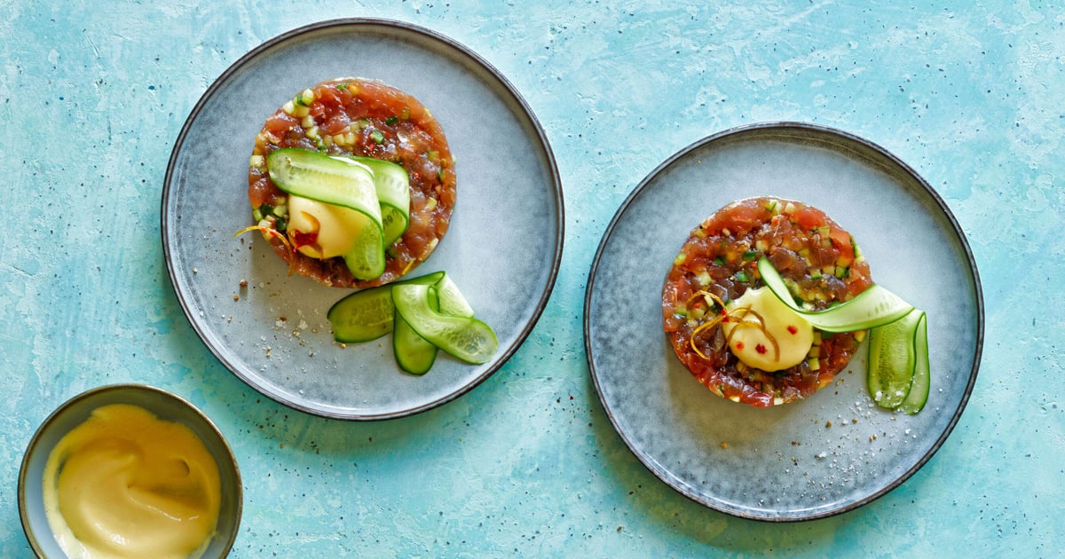 Thunfischtatar mit Ingwerschaum | Rezept Thunfischtatar mit Ingwerschaum | Rezept