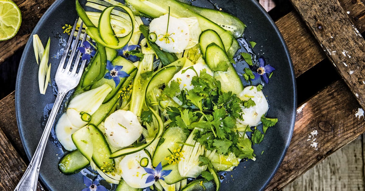 Ceviche di capesante con fiori di finocchio | Migusto
