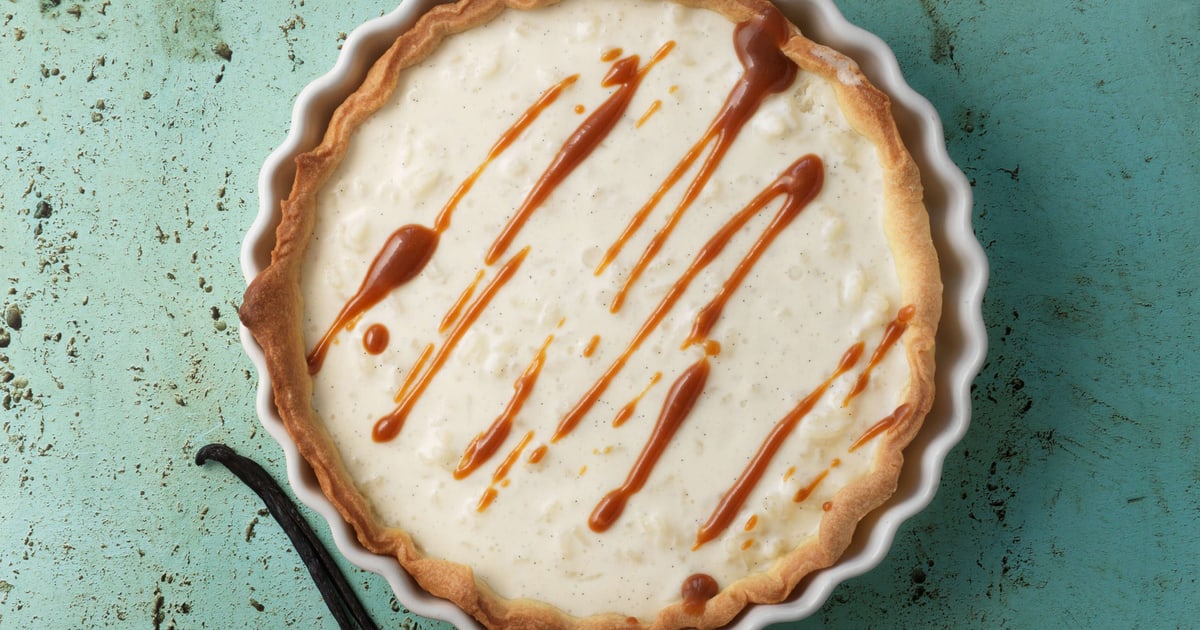 Milchreistorte mit Caramelsauce | Rezept