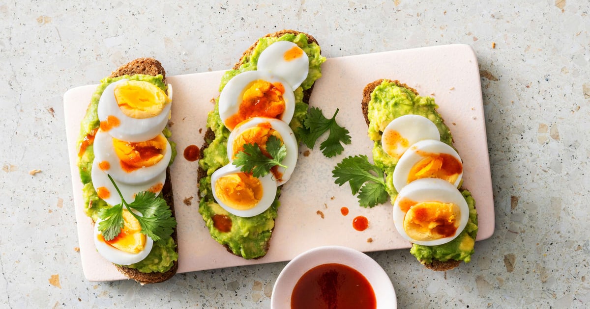 Avocadobrot mit gekochtem Ei | Rezept