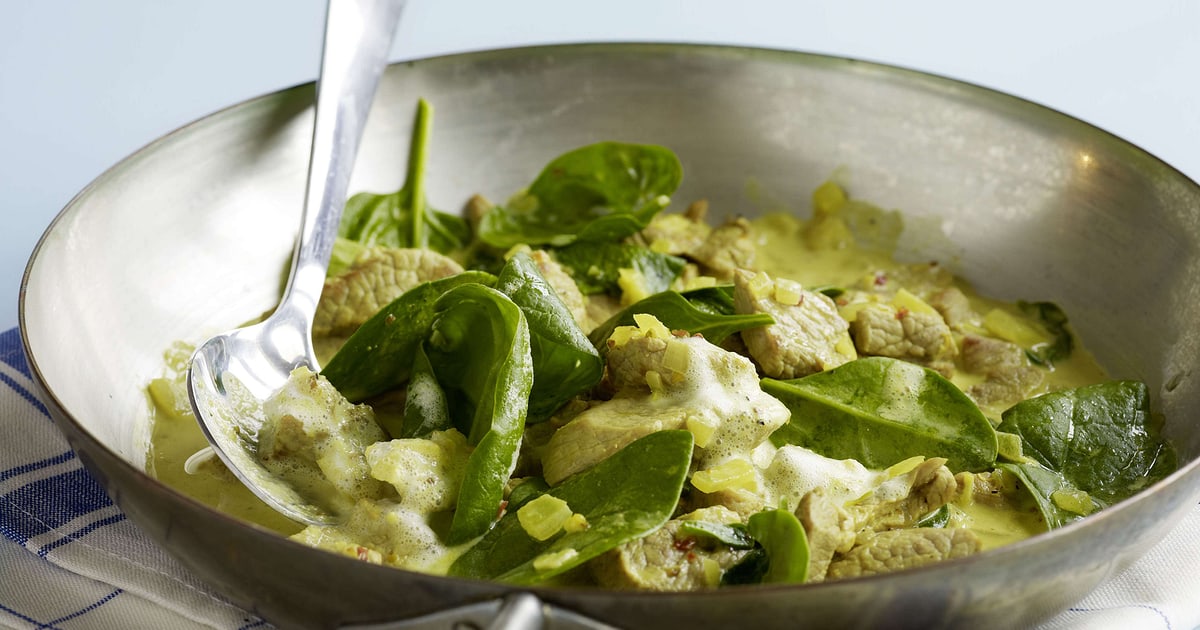 Émincé de veau avec crème au curry Migusto