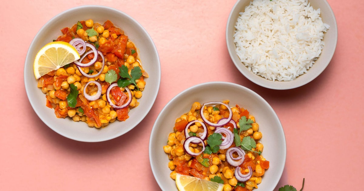 Indische Tomaten-Kichererbsen | Rezept