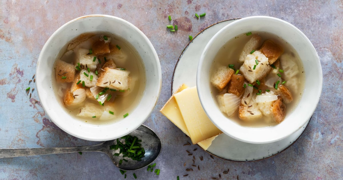 Brotsuppe mit Kümmel | Rezept