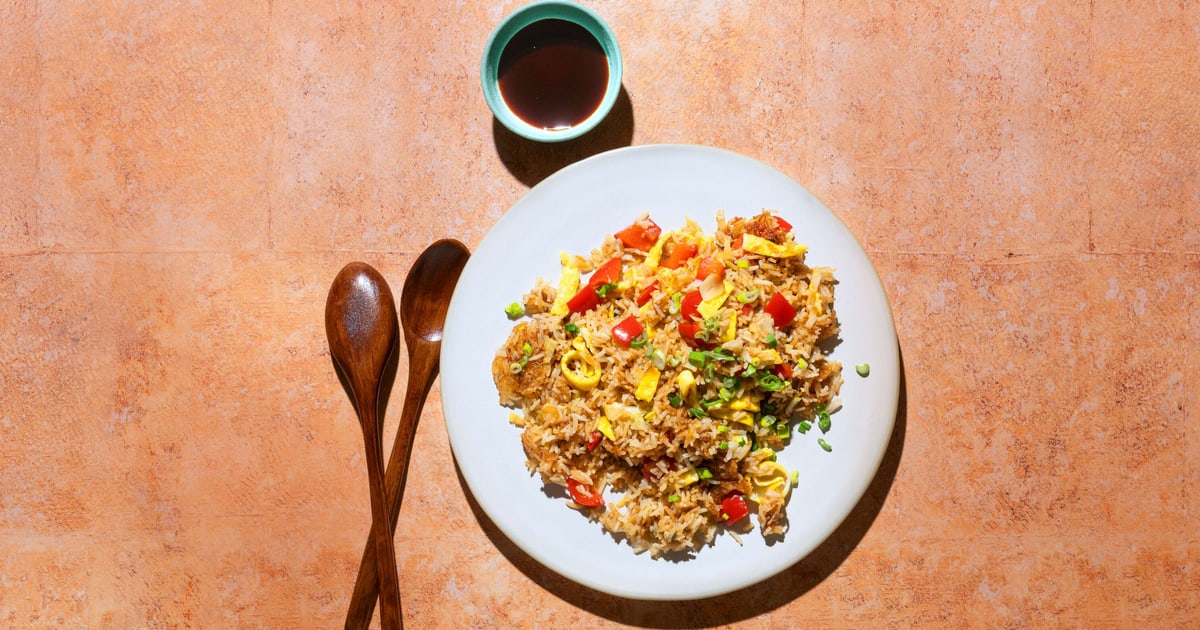 Peruanisches Reisgericht mit Ei | Rezept