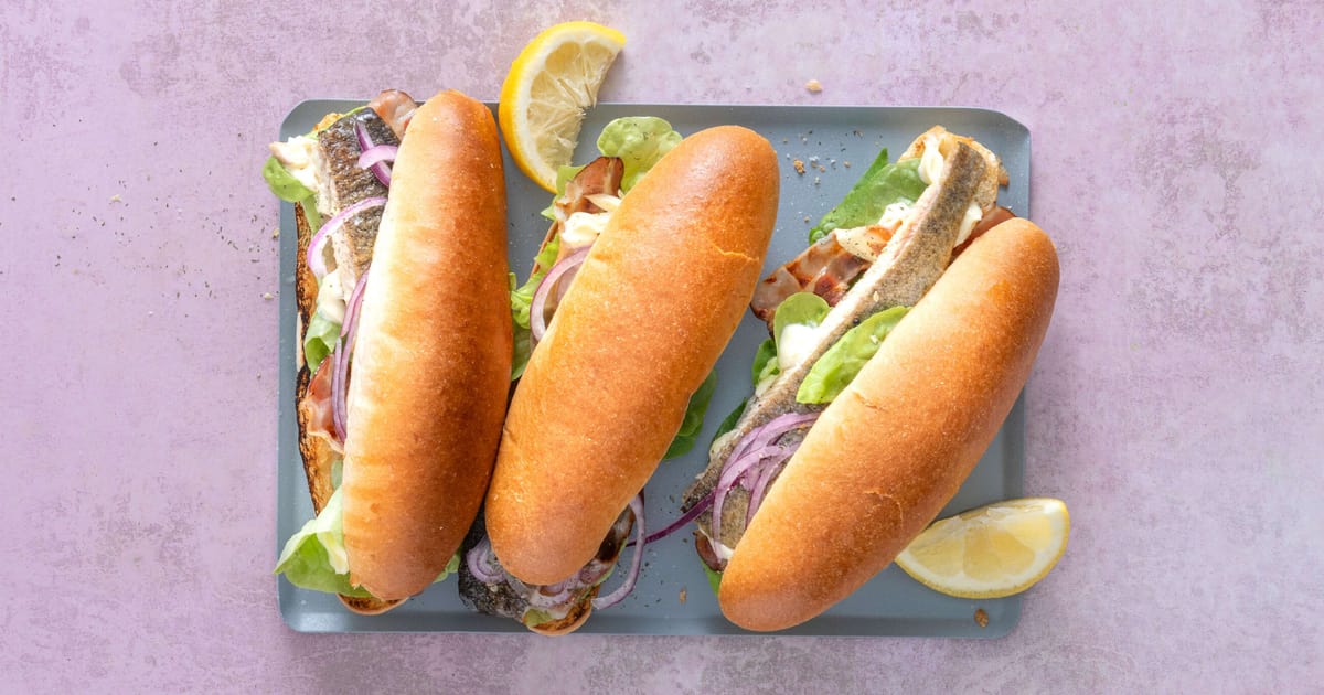 Sandwich au poisson et au lard Recette