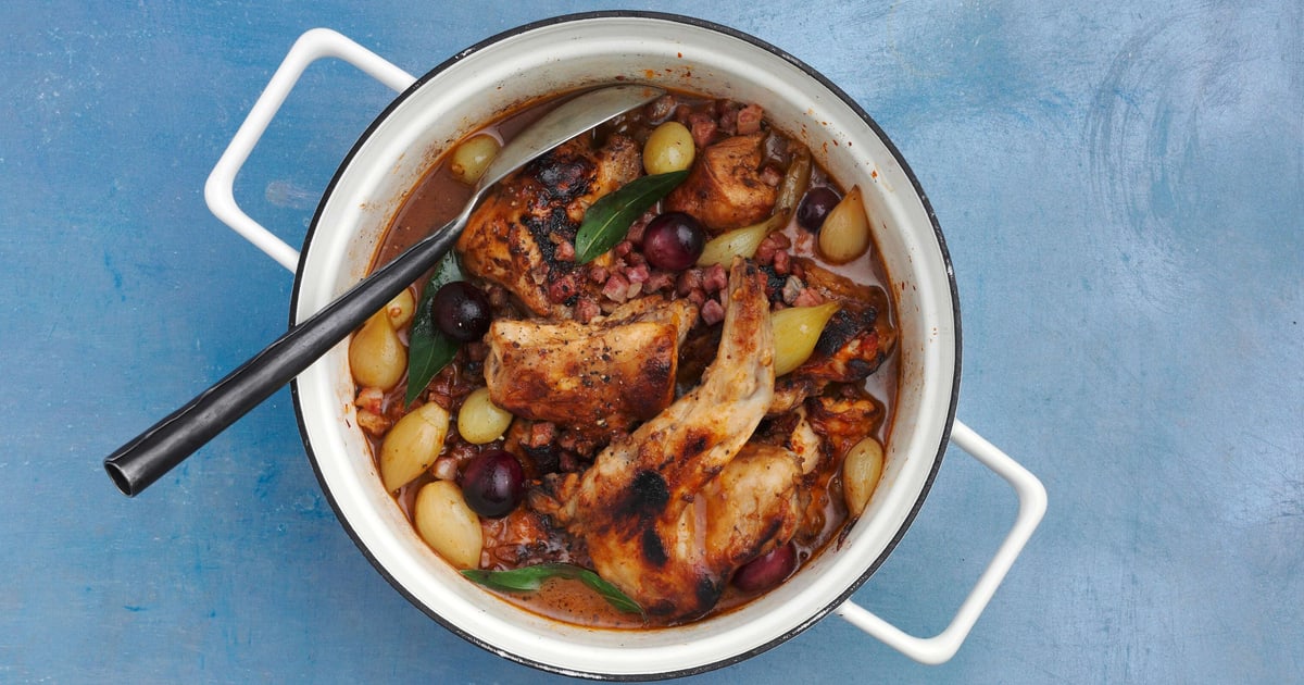 Kaninchenragout mit Trauben | Rezept