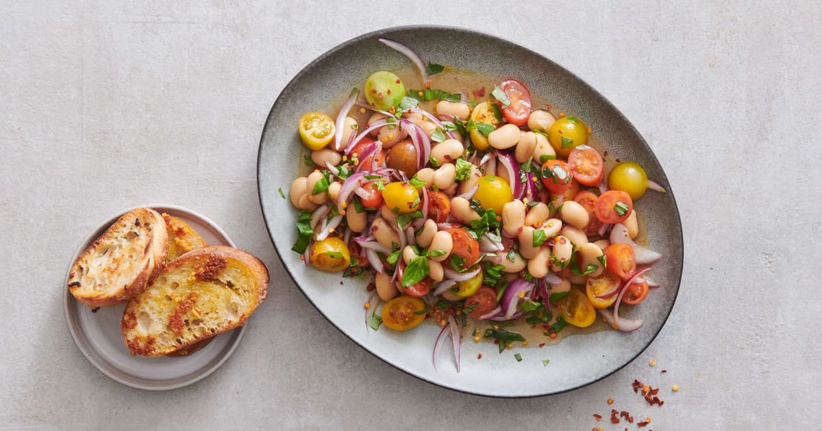 Salade de haricots blancs et tomates à l'italienne - Cookidoo