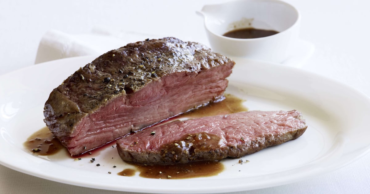 Rindsentrecote Mit Rotwein Senf Sauce Migusto