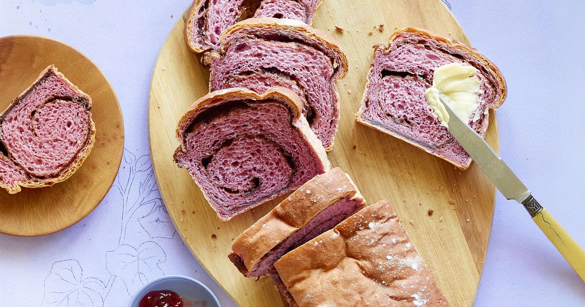 Süsskartoffelbrot mit Zimtfüllung | Rezept