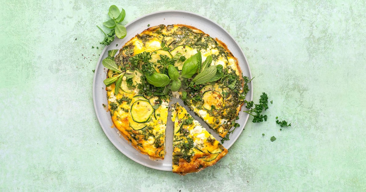 Frittata di zucchine alle erbe aromatiche