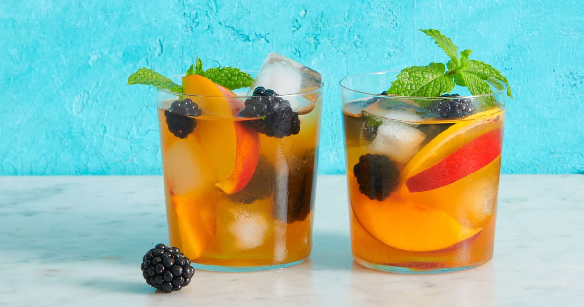 Brombeer-Nektarinen-Eistee | Rezept