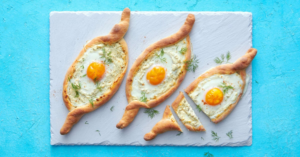 Khachapuri mit Kräutern Rezept