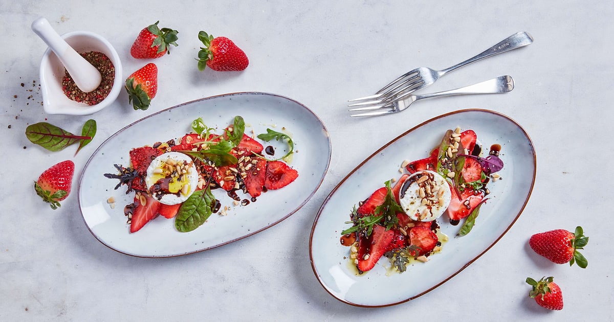 Erdbeer-Carpaccio mit Aceto Balsamico | Rezept