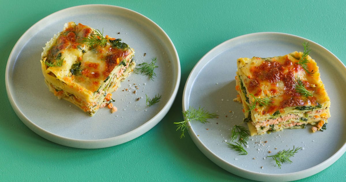 Lachs-Gemüse-Lasagne | Rezept