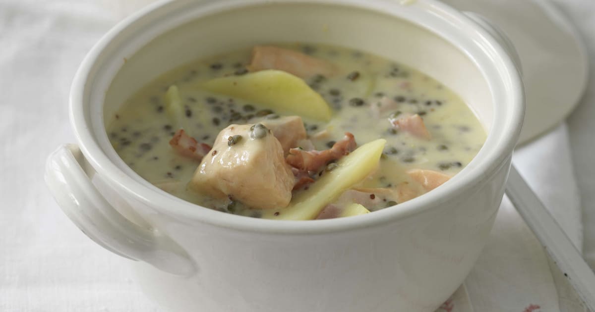 Zuppa Di Lenticchie E Salmone Con Panna Acidula Migusto