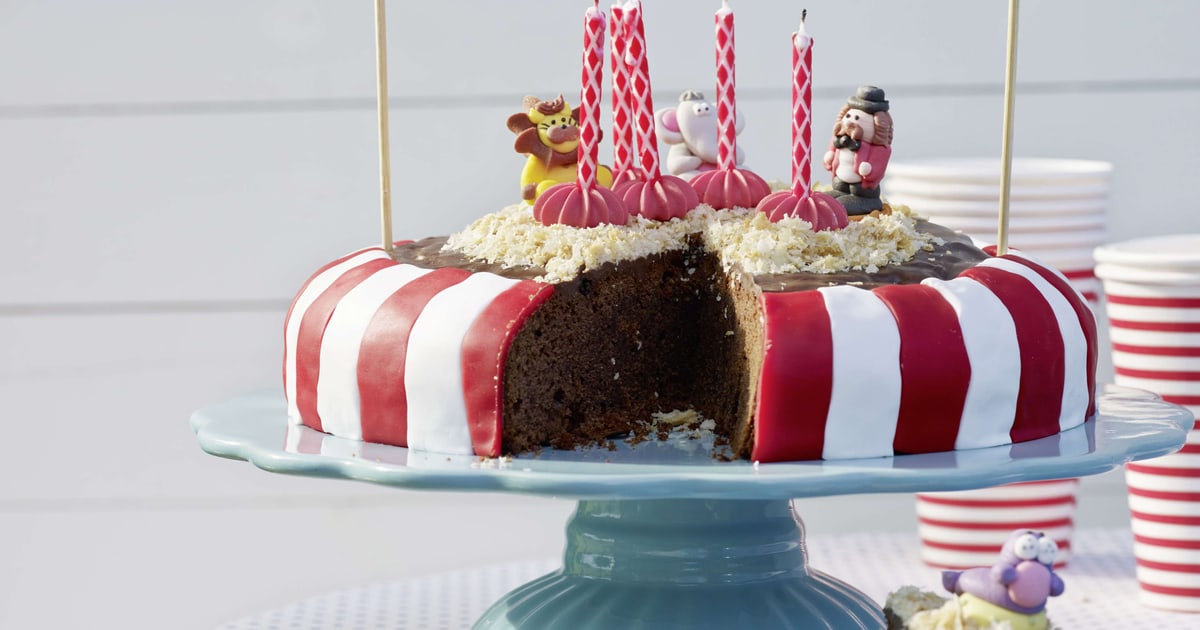 Emilie Sweetness: Décoration et gâteau d'anniversaire 2 ans - thème cirque  avec les recettes