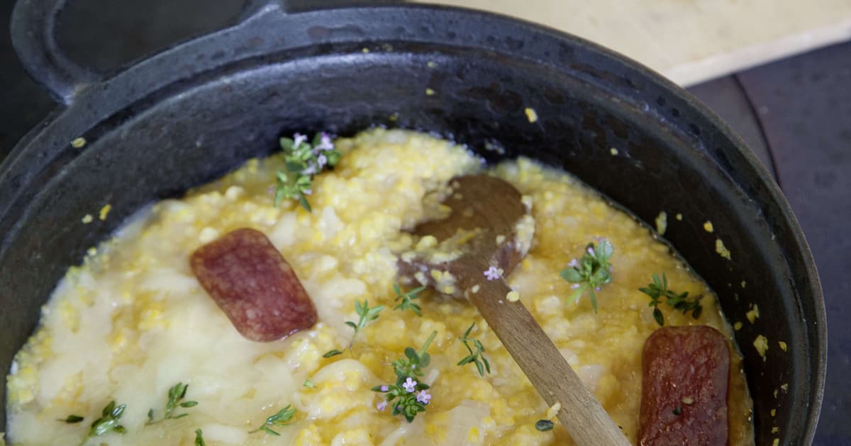 TABLIER : DIOTS POLENTA