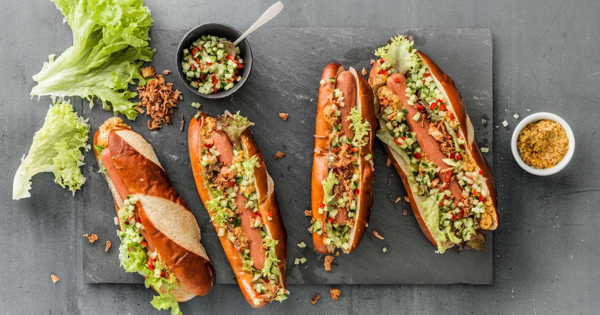 Hotdog au Quorn Migusto