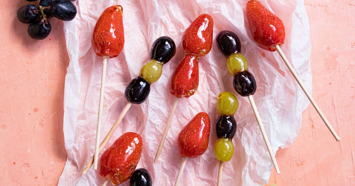 Brochettes de fruits caramélisées | Recette