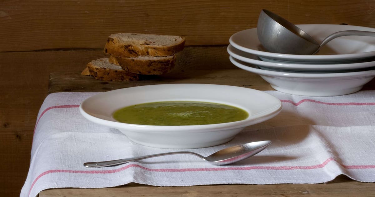 Grünerbsensuppe | Rezept