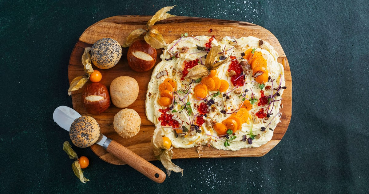 Butter-Board mit Früchten | Rezept