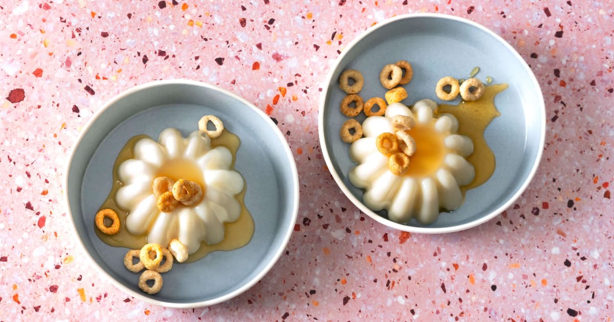 Milch Pudding Honig-Milch-Pudding | Rezept