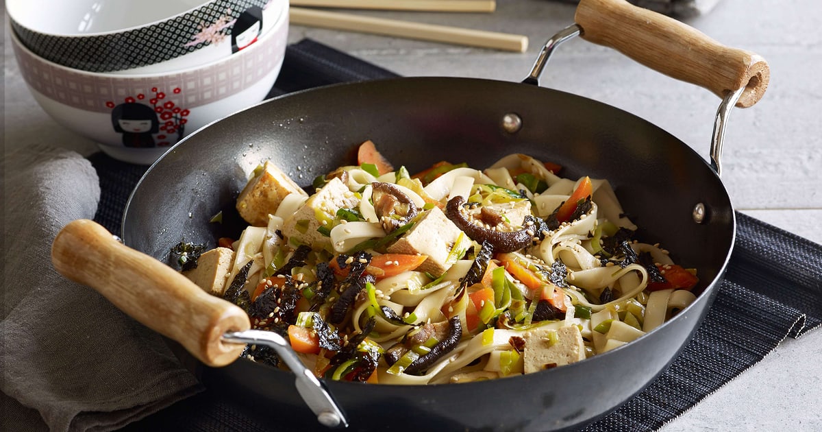 Yaki Udon mit Tofu und Gemüse | Rezept