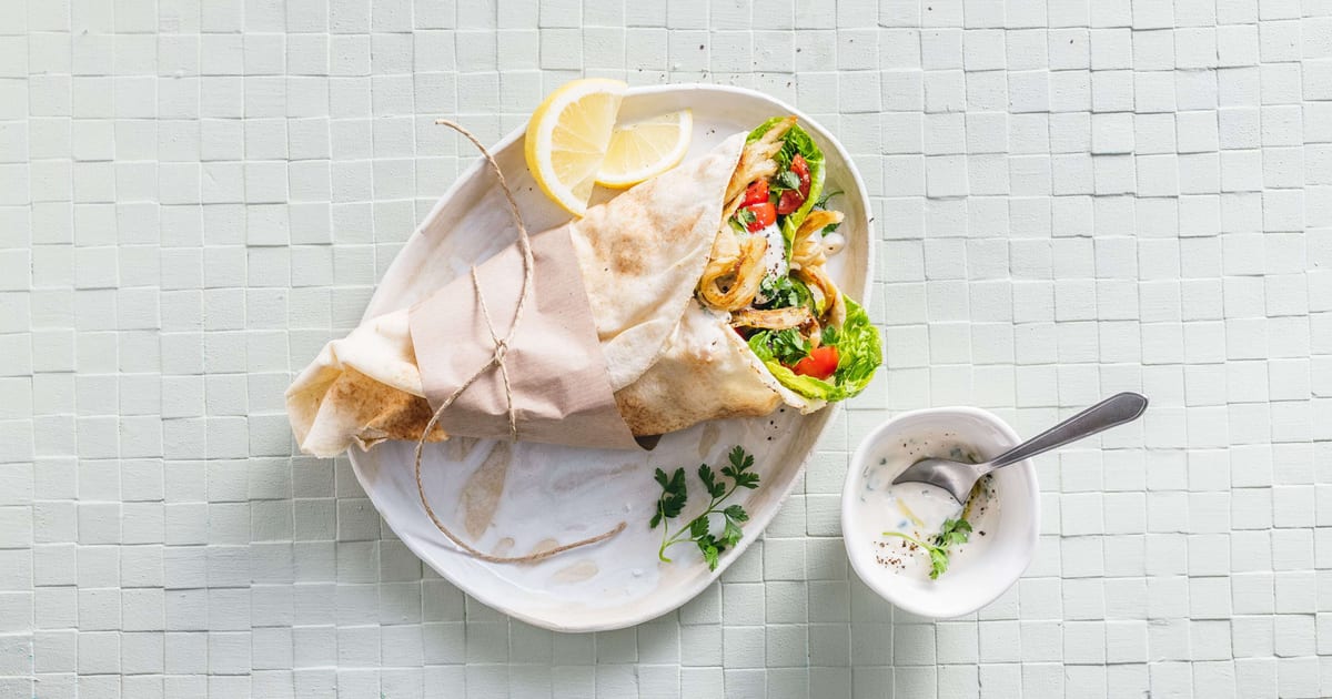 Wrap mit selbst gemachtem Seitan Migusto