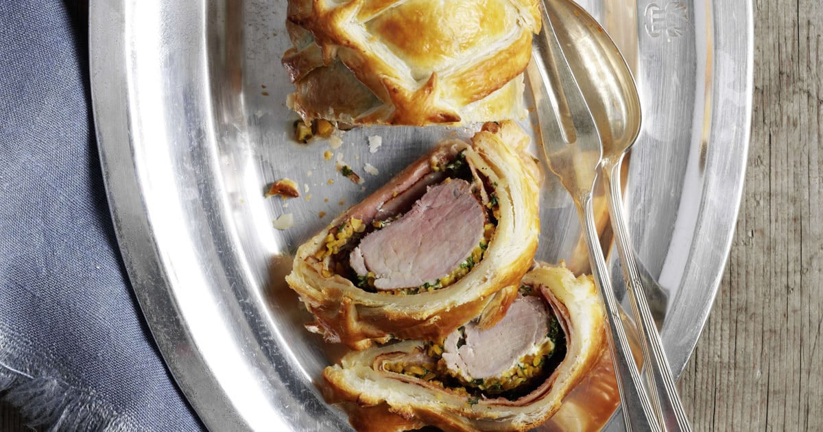 Filet mignon de porc en croûte enrobé de fromage frais et de lard Migusto