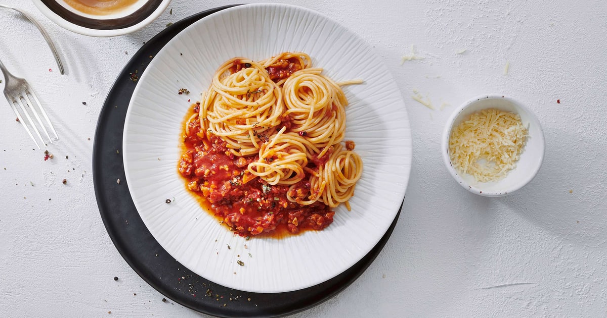 Vegane Spaghetti bolognese Migusto