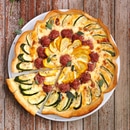 Tarte à la courgette et à la salsiccia