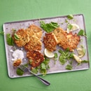 Beignets aux pois chiches et à la feta