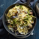 Spaghetti Vongole mit Kräuteröl
