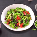 Insalata di edamame con pompelmo