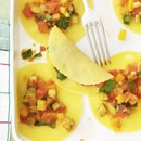 Raviolis ouverts aux légumes
