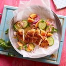 Poulet à la jamaïcaine avec papaye